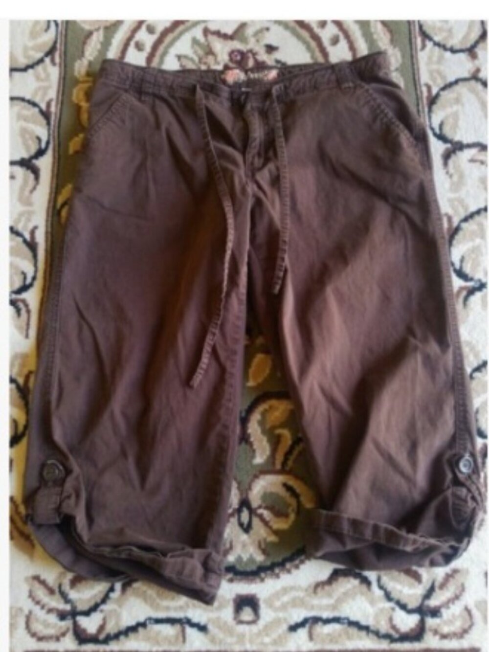 High Sierra - women’s brown cotton capris Sz 8